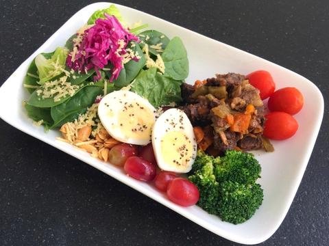 Shiraz Braised Beef Cheeks Salad